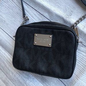 Michael Kors Black Leather Purse